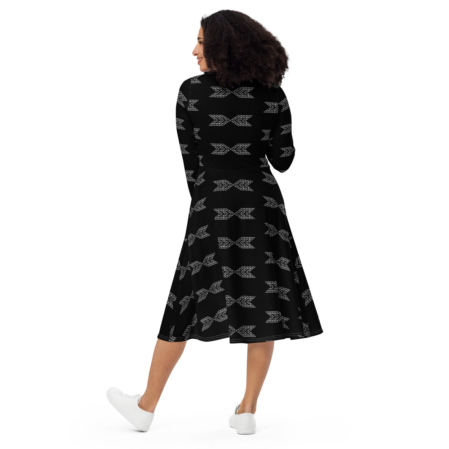 Logo Midi Dress