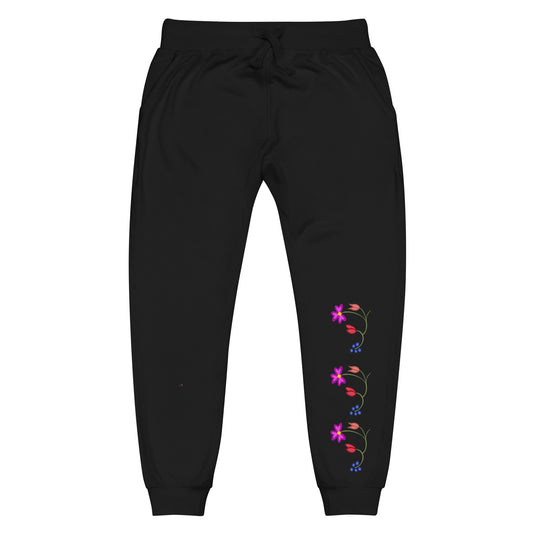 Roots Floral Unisex fleece sweatpants