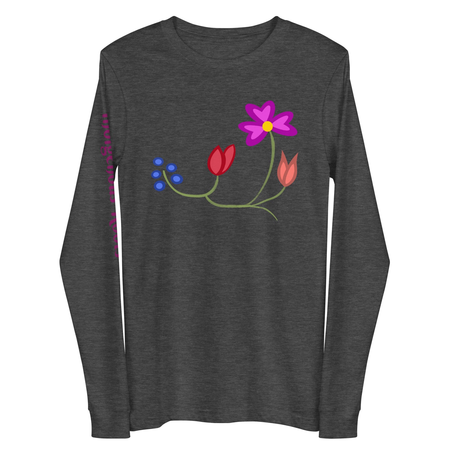 Roots Floral Unisex Long Sleeve Tee